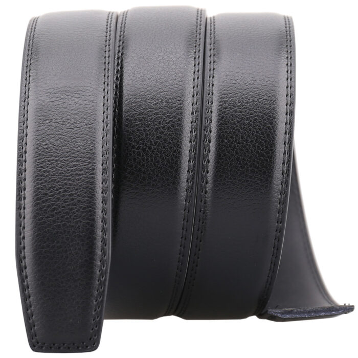 Men's Leather Ratchet Belt Strap Only 35mm 1 3/8,Leather Belt without Buckle,replacement belt - Image 2