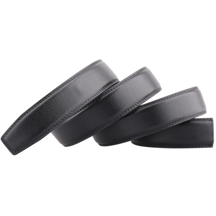 Men's Leather Ratchet Belt Strap Only 35mm 1 3/8,Leather Belt without Buckle,replacement belt - Image 3