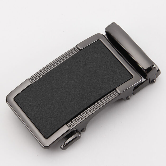 Mens Classic Ratchet Belt Buckle Automatic Slider Replacement Buckle