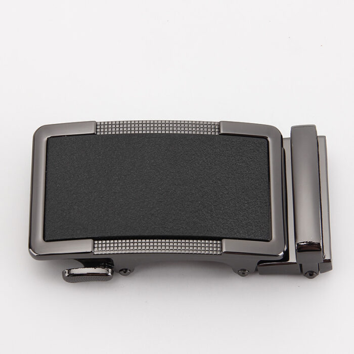 Mens Classic Ratchet Belt Buckle Automatic Slider Replacement Buckle - Image 3
