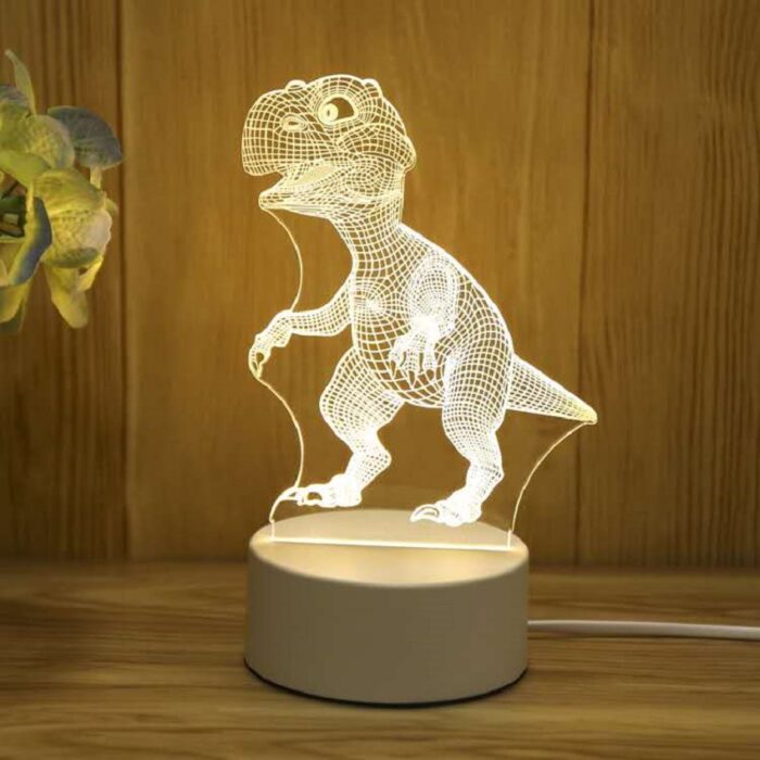 3D Illusion Lights Lamp, LED Table Desk Decor 7 Colors Touch Control USB Powered Party Decoration Lamp,3D Visual Lamp for Home Décor Xmas Birthday Gifts - Image 4