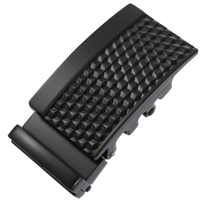 Mens Classic Ratchet Belt Buckle Automatic Slider Replacement Buckle - Image 3