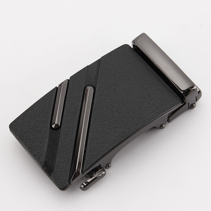 Mens Classic Ratchet Belt Buckle Automatic Slider Replacement Buckle