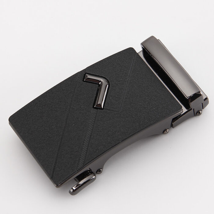 Mens Classic Ratchet Belt Buckle Automatic Slider Replacement Buckle
