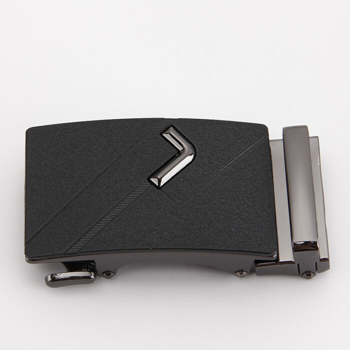 Mens Classic Ratchet Belt Buckle Automatic Slider Replacement Buckle - Image 3