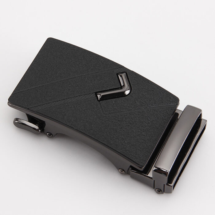 Mens Classic Ratchet Belt Buckle Automatic Slider Replacement Buckle - Image 4