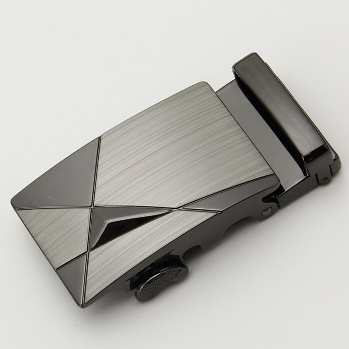 Mens Classic Ratchet Belt Buckle Automatic Slider Replacement Buckle
