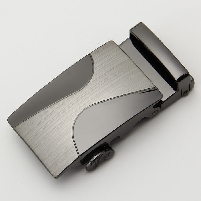 Mens Classic Ratchet Belt Buckle Automatic Slider Replacement Buckle