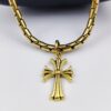 Fashion Simple Men Necklace Cross Pendant Link Chain - Image 3