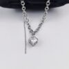 Cube Link Chain Gold & Silver Necklace for women - Image 6