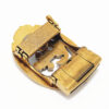 Anchor Pattern Classic Ratchet Belt Buckle Automatic Slider Replacement Buckle - Image 4