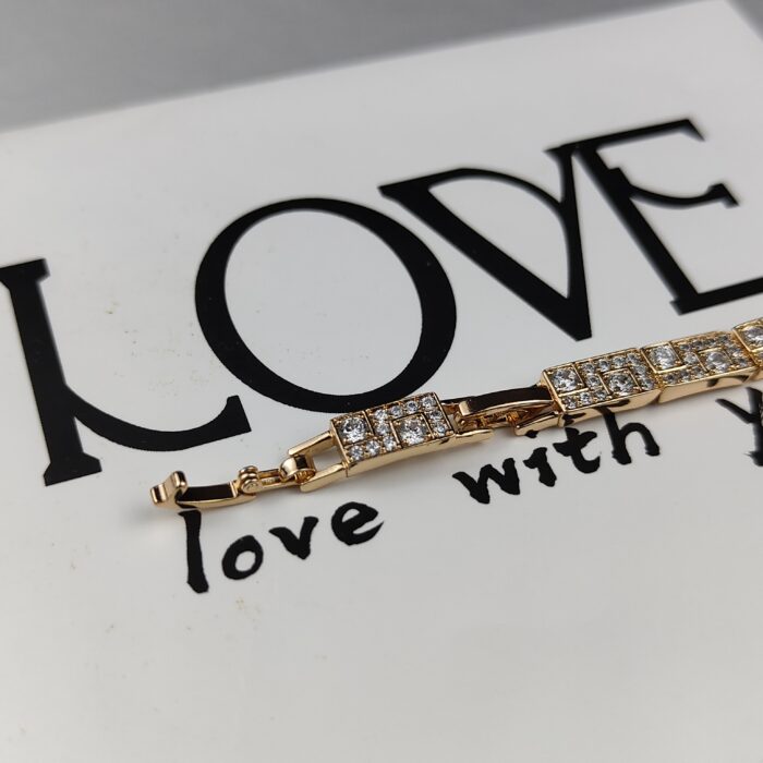 New Stainless Steel Bracelet with Zircon Jewelry for Female - Image 3