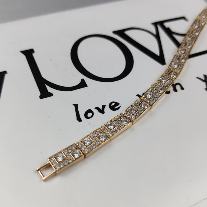 New Stainless Steel Bracelet with Zircon Jewelry for Female - Image 2